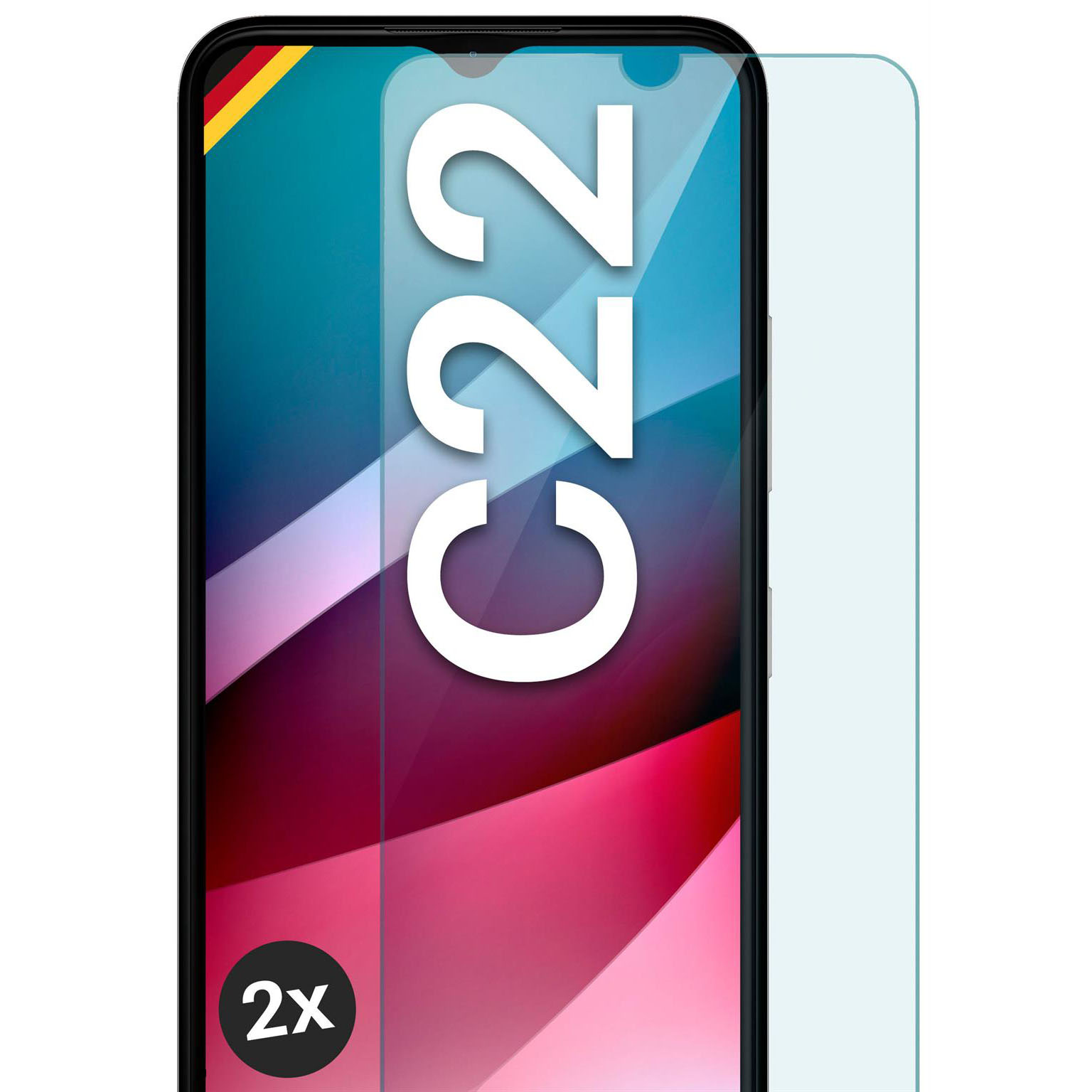 moex ShockProtect Nokia C22 Panzerglas Klar – undefined