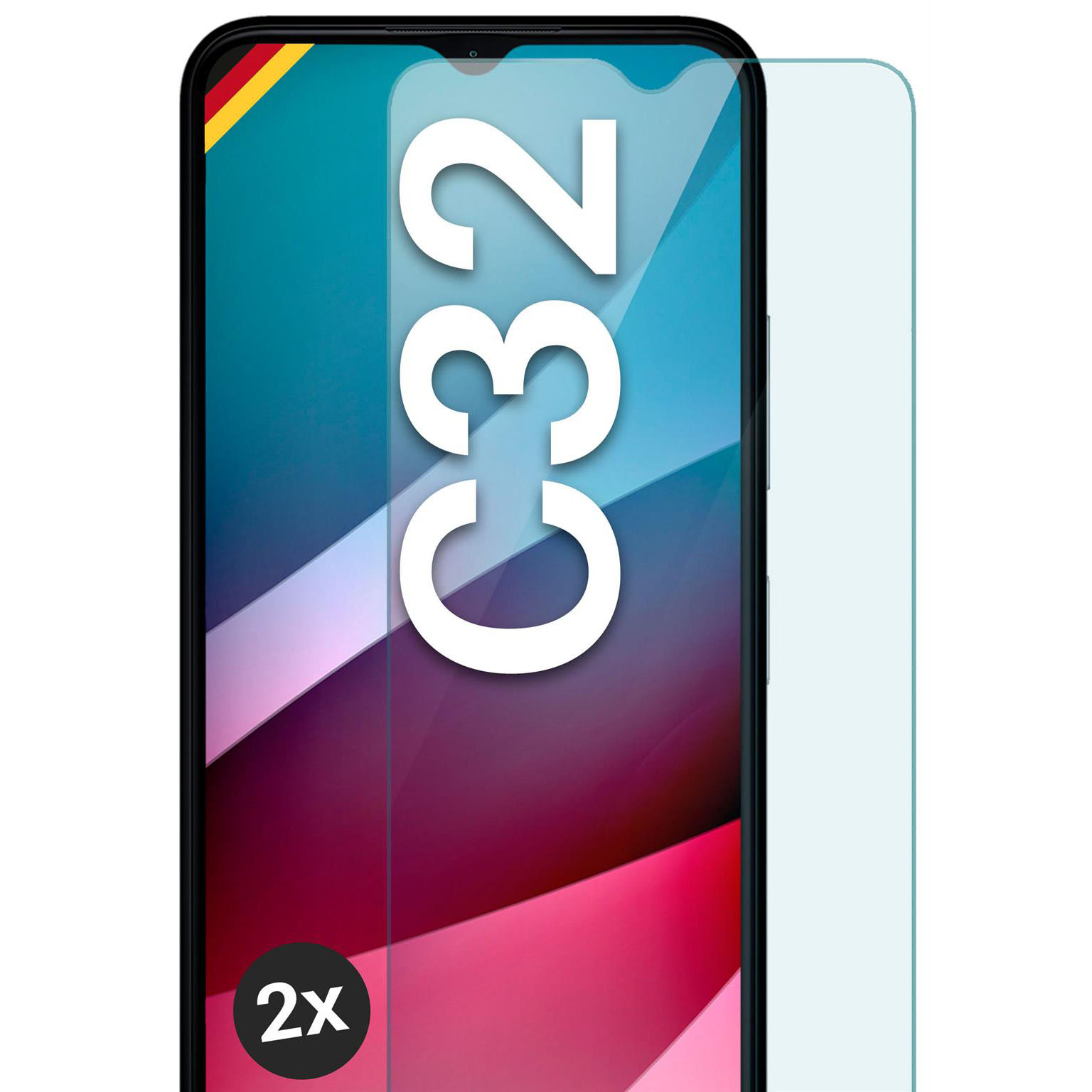 moex ShockProtect Nokia C32 Panzerglas Klar – undefined