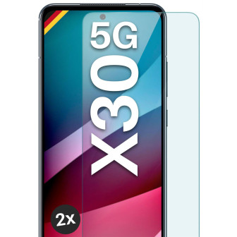 moex ShockProtect Nokia X30 5G Panzerglas Klar – 2er Set