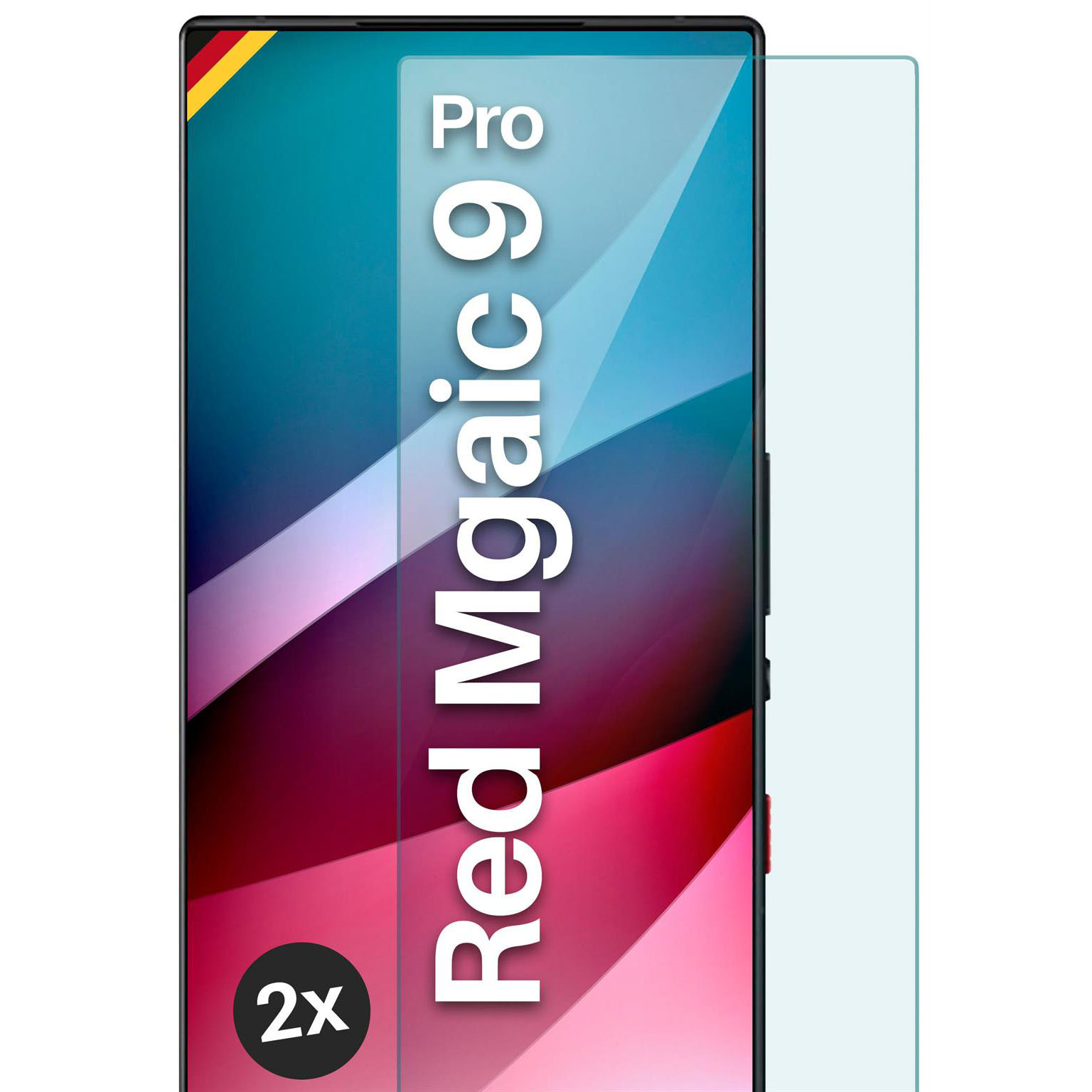 moex ShockProtect nubia RedMagic 9 Pro Panzerglas Klar – 2er Set moex ShockProtect nubia RedMagic 9 Pro Panzerglas Klar – 2er Set