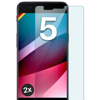 moex ShockProtect OnePlus 5 Panzerglas Klar – 2er Set