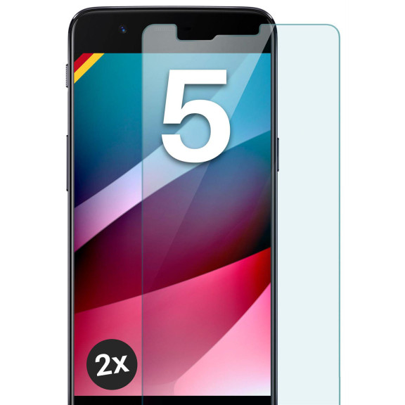 moex ShockProtect OnePlus 5 Panzerglas Klar – Weiteres Produktbild 1