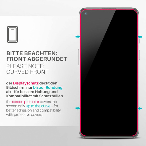 moex ShockProtect OnePlus 9 Panzerglas Klar – Weiteres Produktbild 3
