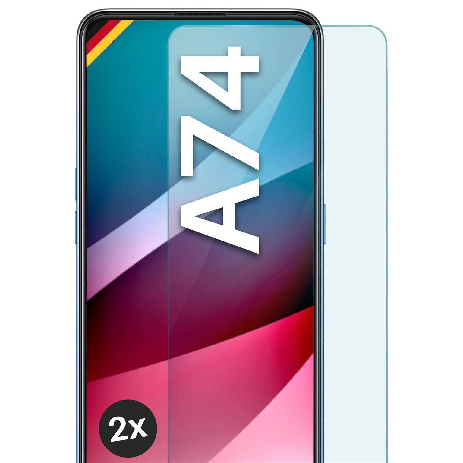 moex ShockProtect Oppo A74 (4G) Panzerglas Klar – Weiteres Produktbild 1 moex ShockProtect Oppo A74 (4G) Panzerglas Klar – Weiteres Produktbild 1
