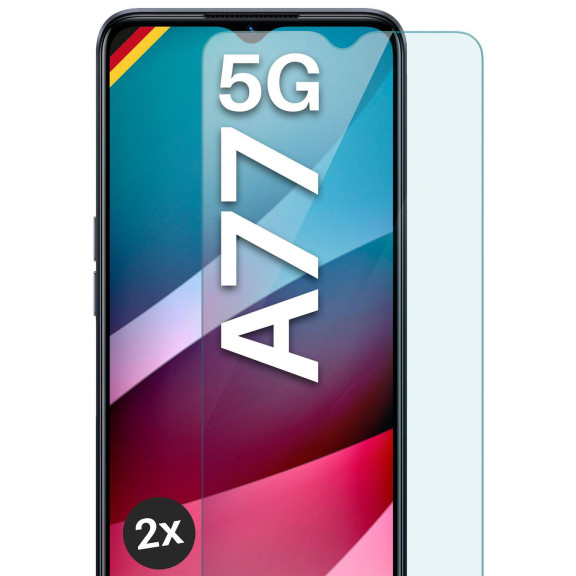 moex ShockProtect Oppo A77 5G Panzerglas Klar – Weiteres Produktbild 1