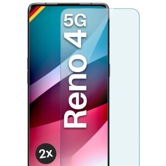 moex ShockProtect Oppo Reno4 5G Panzerglas Klar – 2er Set