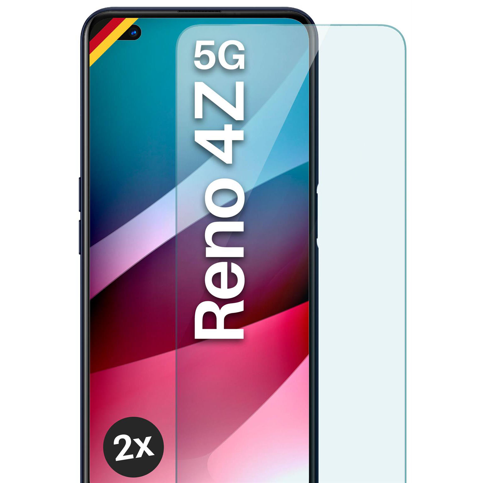 moex ShockProtect Oppo Reno4 Z 5G Panzerglas Klar – undefined
