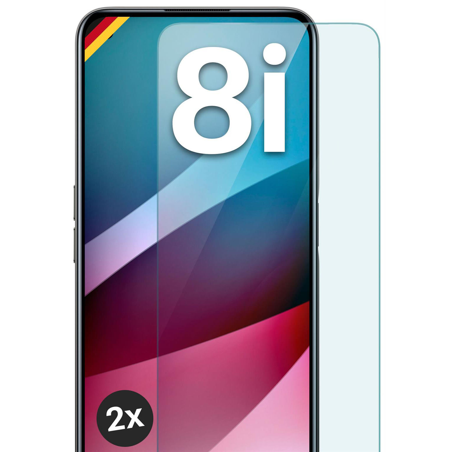 moex ShockProtect Realme 8i Panzerglas Klar – Weiteres Produktbild 1 moex ShockProtect Realme 8i Panzerglas Klar – Weiteres Produktbild 1
