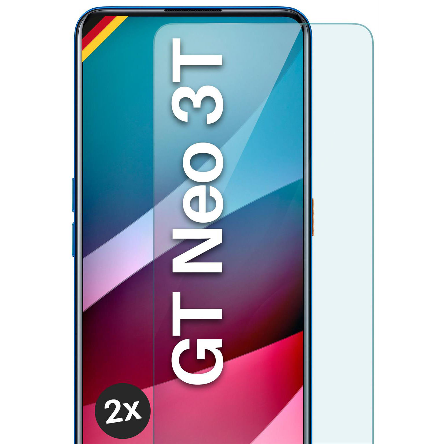 moex ShockProtect Realme GT Neo 3T Panzerglas Klar – Weiteres Produktbild 1 moex ShockProtect Realme GT Neo 3T Panzerglas Klar – Weiteres Produktbild 1
