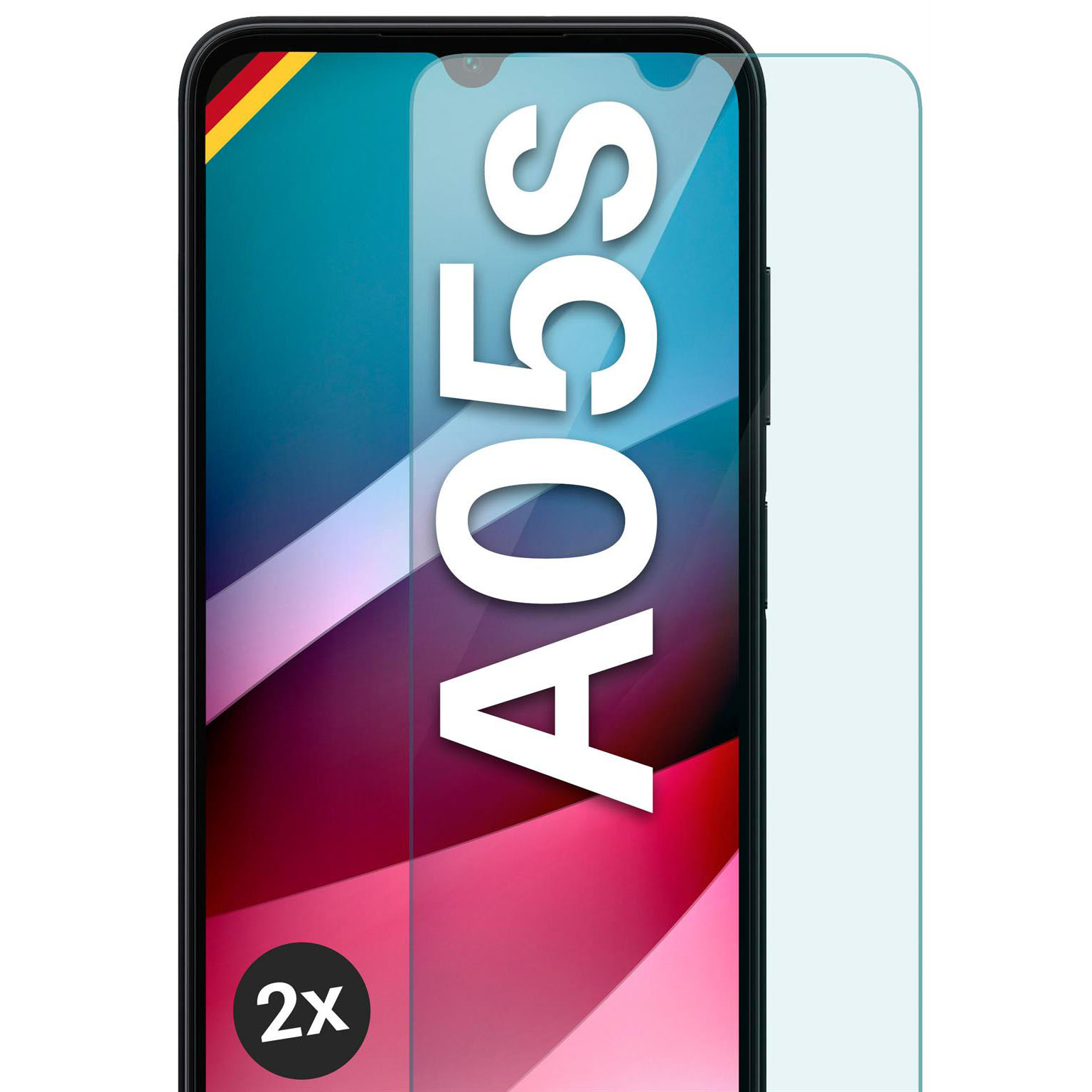 moex ShockProtect Samsung Galaxy A05s Panzerglas Klar – Weiteres Produktbild 1 moex ShockProtect Samsung Galaxy A05s Panzerglas Klar – Weiteres Produktbild 1