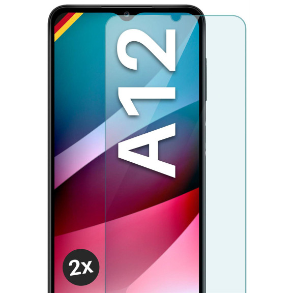 moex ShockProtect Samsung Galaxy A12 Panzerglas Klar – Weiteres Produktbild 1