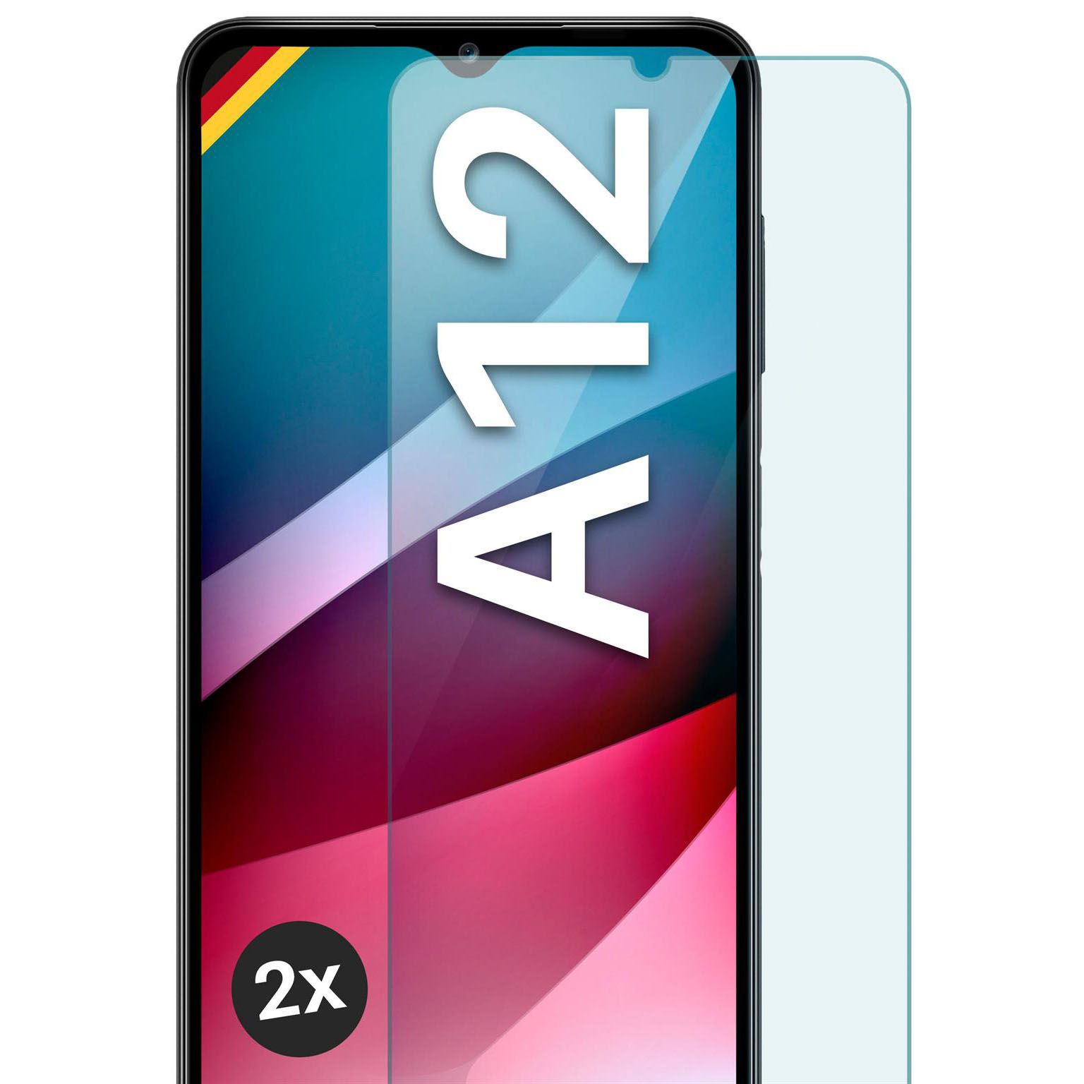 moex ShockProtect Samsung Galaxy A12 Panzerglas Klar – Weiteres Produktbild 1 moex ShockProtect Samsung Galaxy A12 Panzerglas Klar – Weiteres Produktbild 1