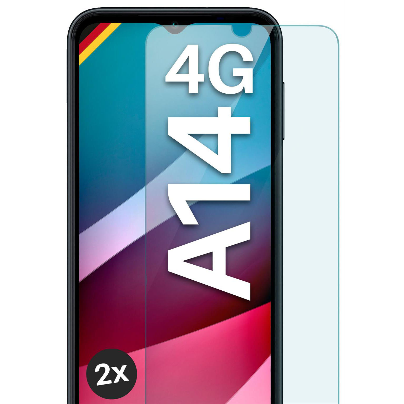 moex ShockProtect Samsung Galaxy A14 (4G) Panzerglas Klar – undefined