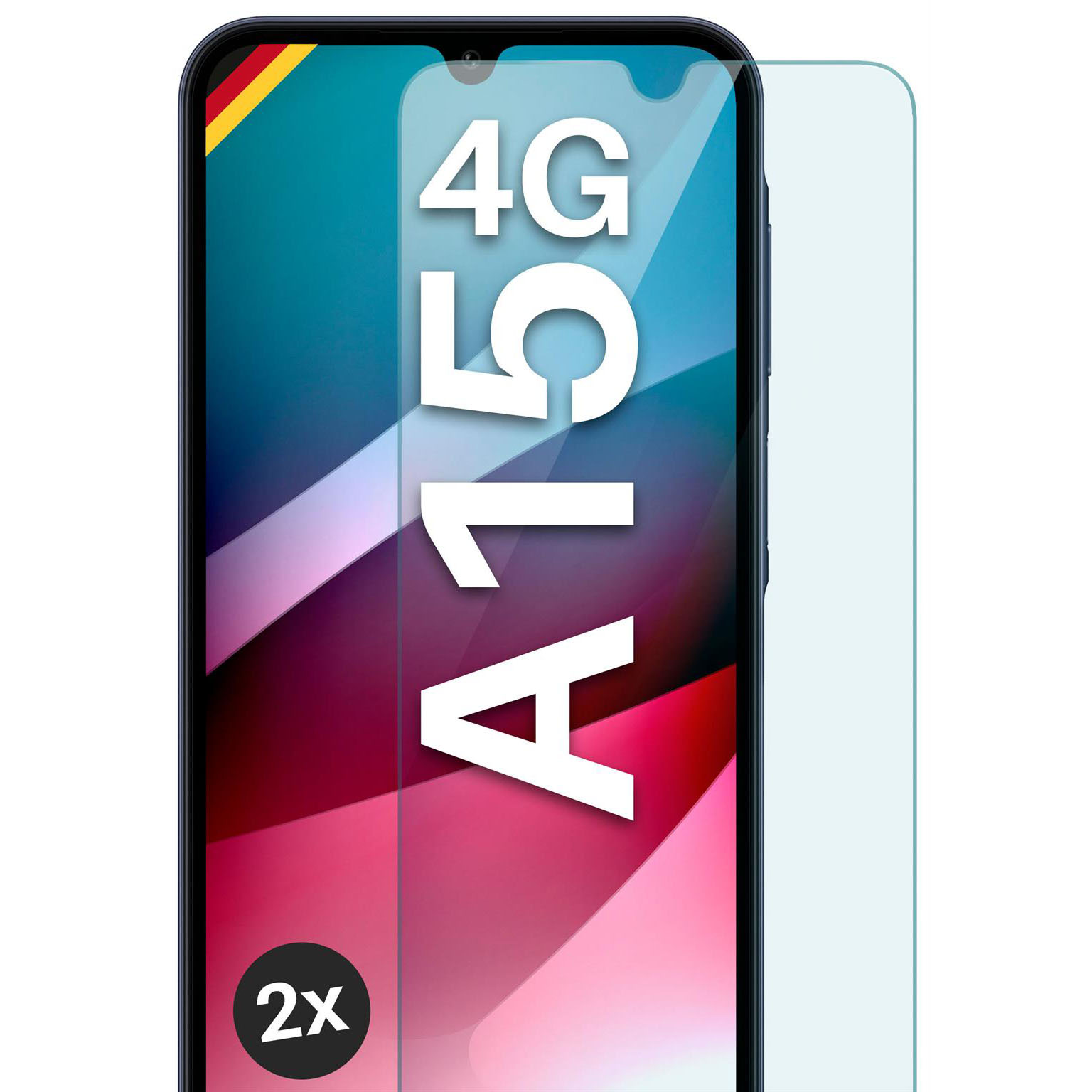 moex ShockProtect Samsung Galaxy A15 (4G) Panzerglas Klar – undefined