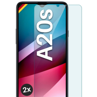 moex ShockProtect Samsung Galaxy A20s Panzerglas Klar – 2er Set