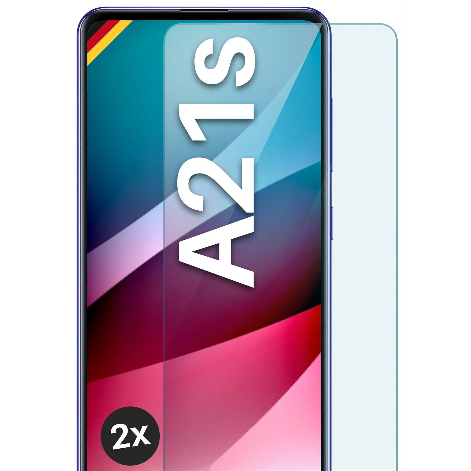 moex ShockProtect Samsung Galaxy A21s Panzerglas Klar – undefined