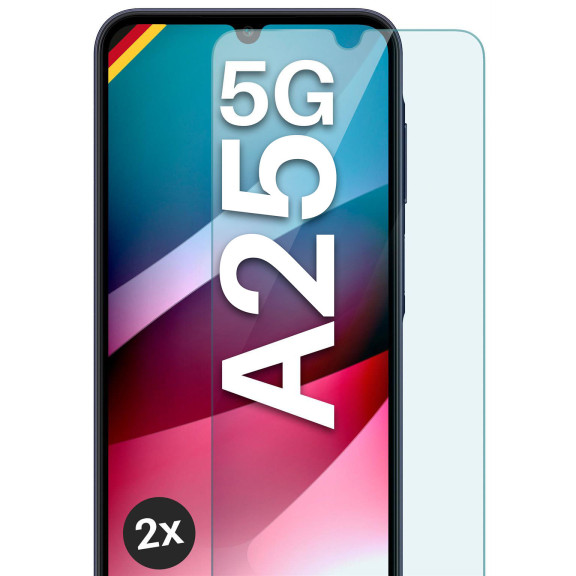 moex ShockProtect Samsung Galaxy A25 5G Panzerglas Klar – Weiteres Produktbild 1