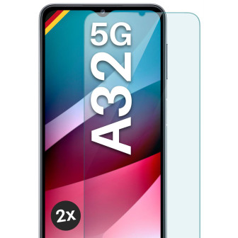 moex ShockProtect Samsung Galaxy A32 5G Panzerglas Klar – 2er Set