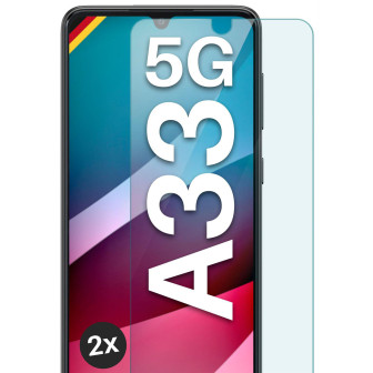 moex ShockProtect Samsung Galaxy A33 5G Panzerglas Klar – 2er Set