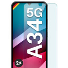 moex ShockProtect Samsung Galaxy A34 5G Panzerglas Klar – Weiteres Produktbild 1