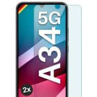 moex ShockProtect Samsung Galaxy A34 5G Panzerglas Klar – Weiteres Produktbild 1