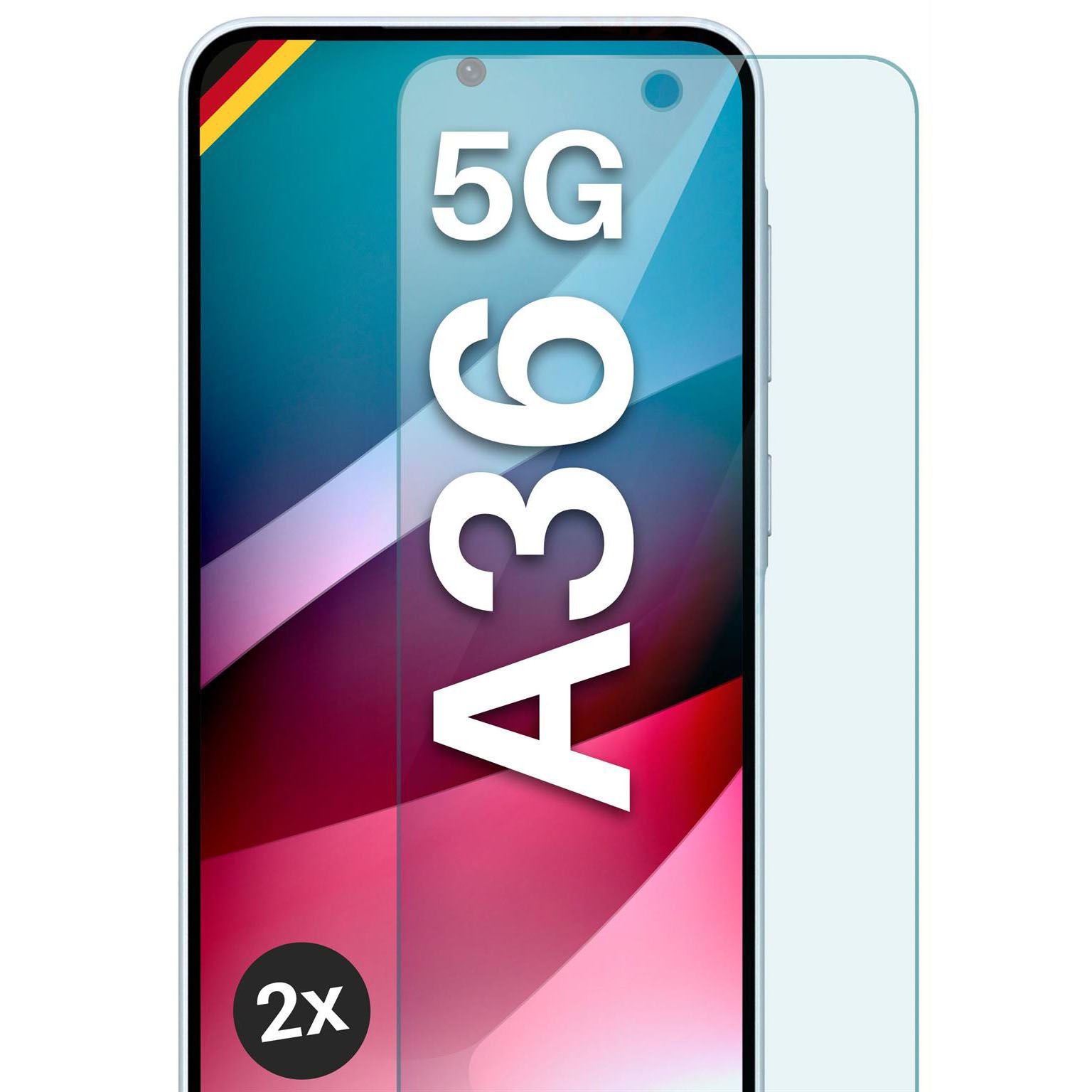 moex ShockProtect Samsung Galaxy A36 5G Panzerglas Klar – Weiteres Produktbild 1 moex ShockProtect Samsung Galaxy A36 5G Panzerglas Klar – Weiteres Produktbild 1