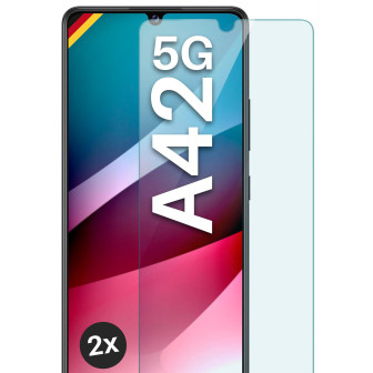 moex ShockProtect Samsung Galaxy A42 5G Panzerglas Klar – 2er Set