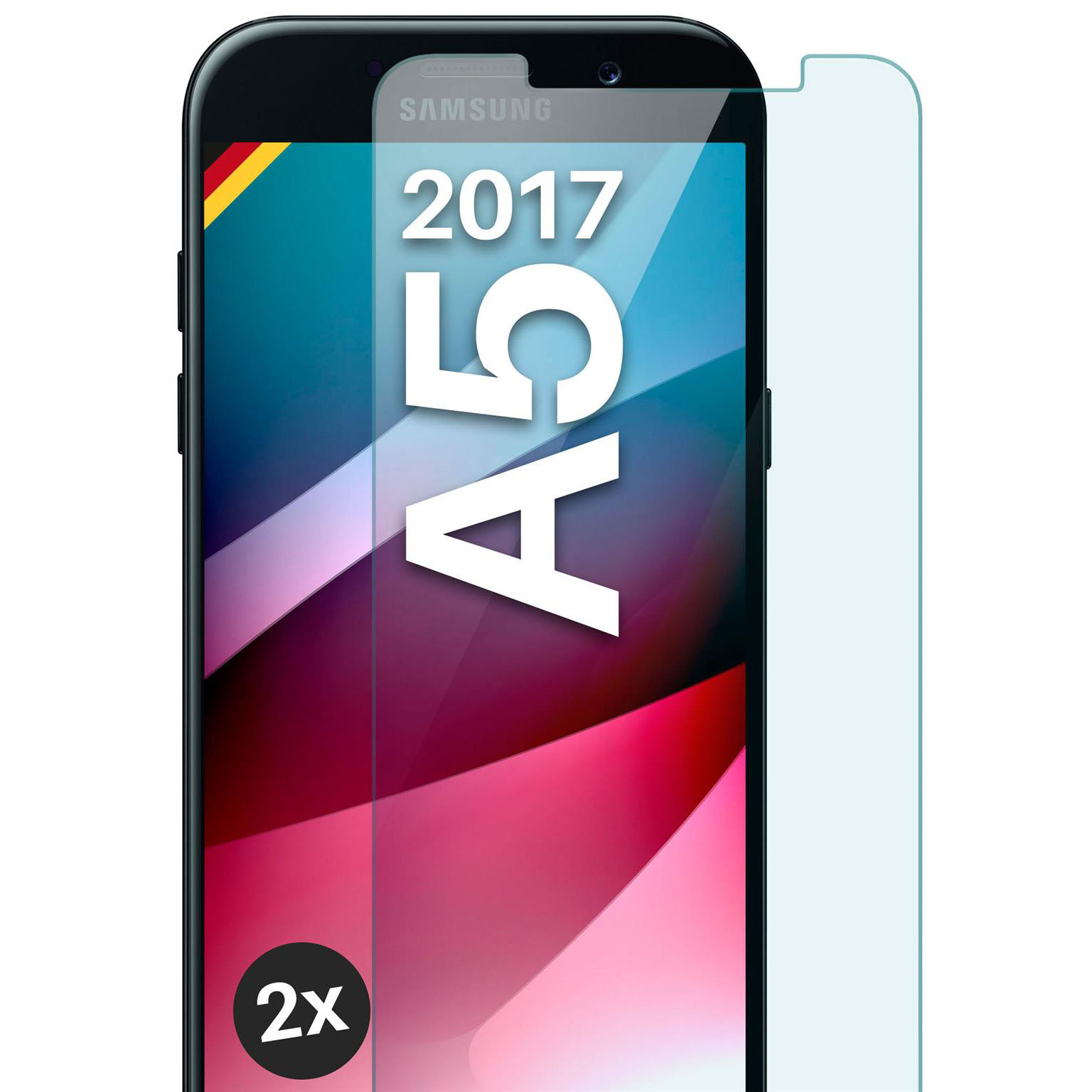 moex ShockProtect Samsung Galaxy A5 (2017) Panzerglas Klar – Weiteres Produktbild 1 moex ShockProtect Samsung Galaxy A5 (2017) Panzerglas Klar – Weiteres Produktbild 1
