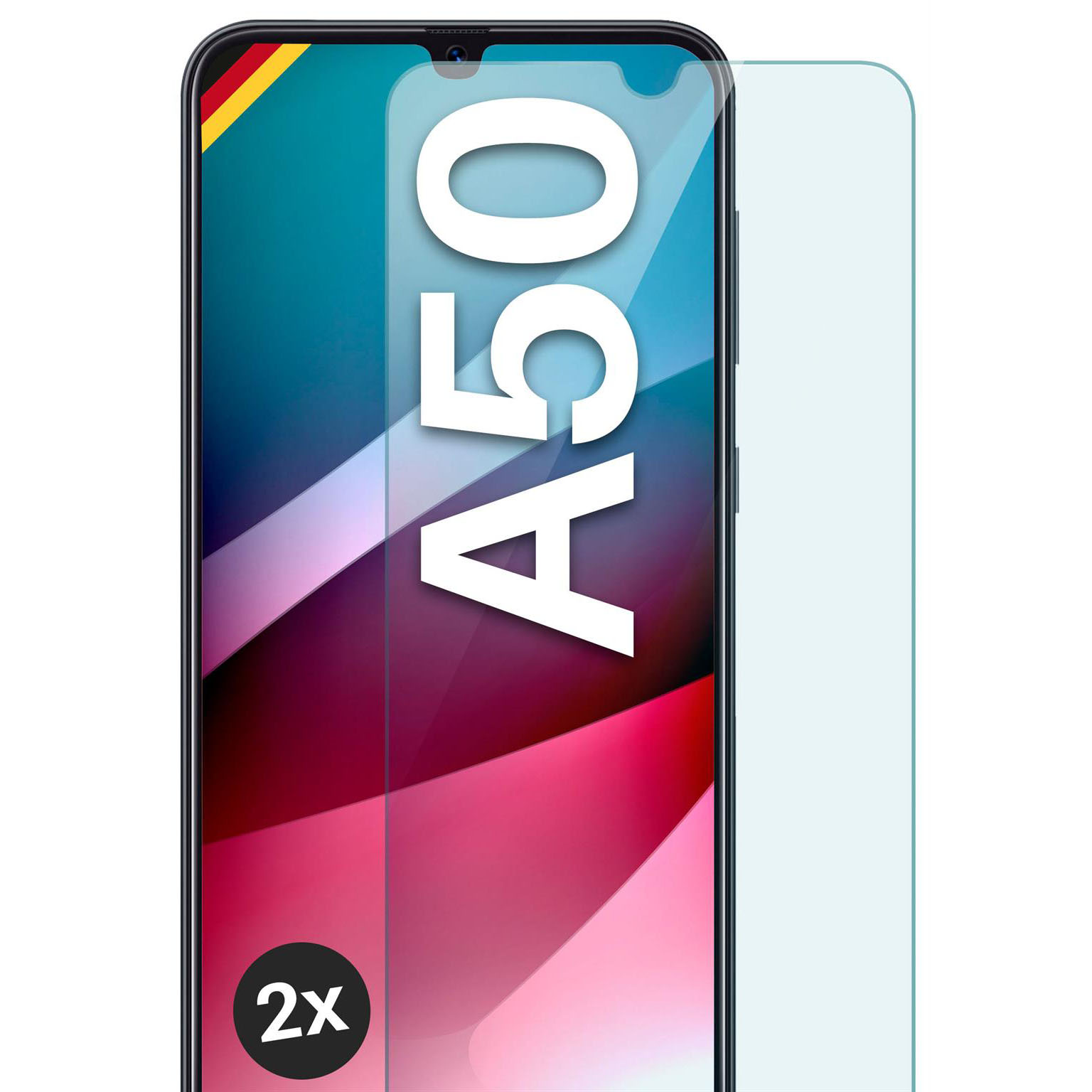 moex ShockProtect Samsung Galaxy A50 Panzerglas Klar – undefined