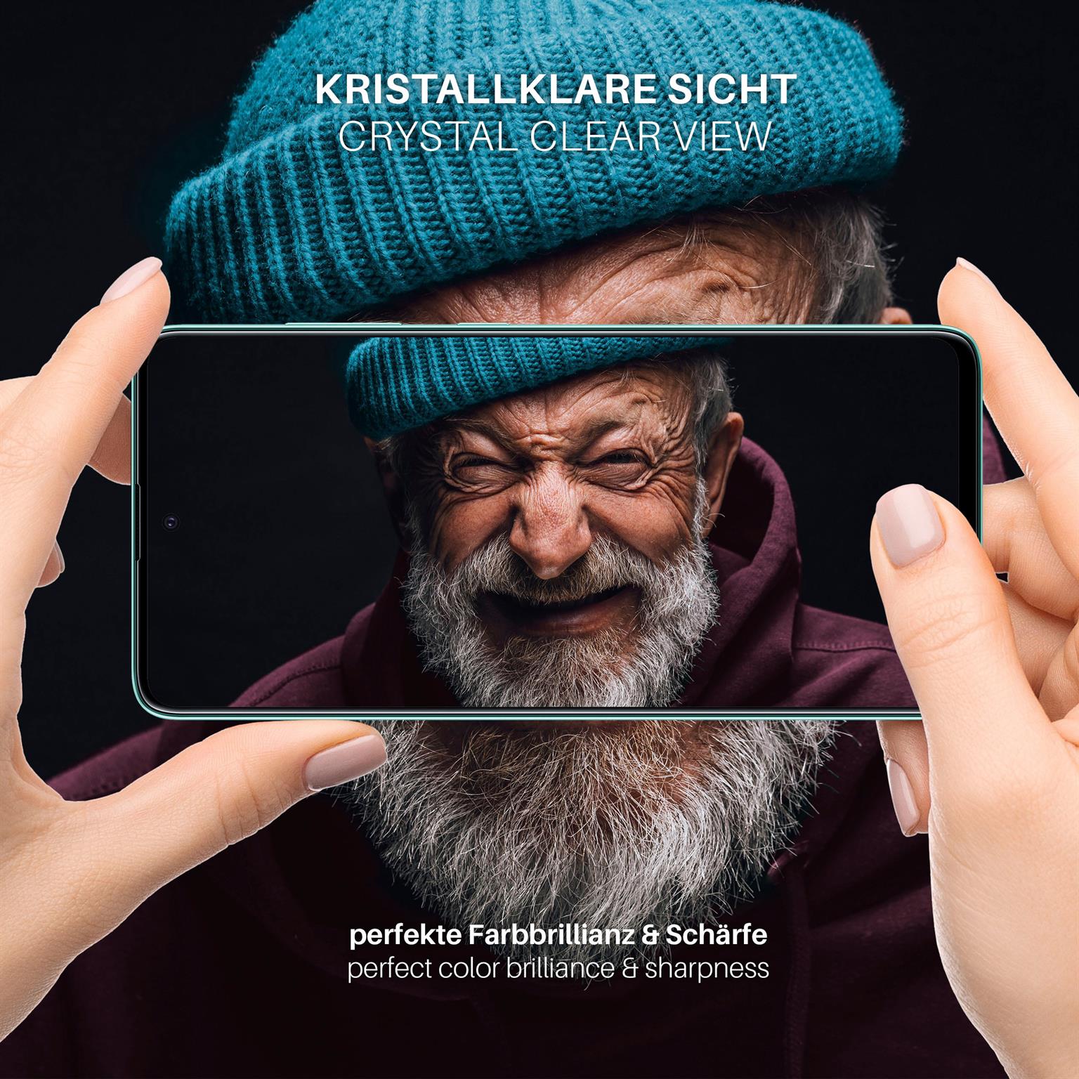 moex ShockProtect Samsung Galaxy A51 Panzerglas Klar – Weiteres Produktbild 5