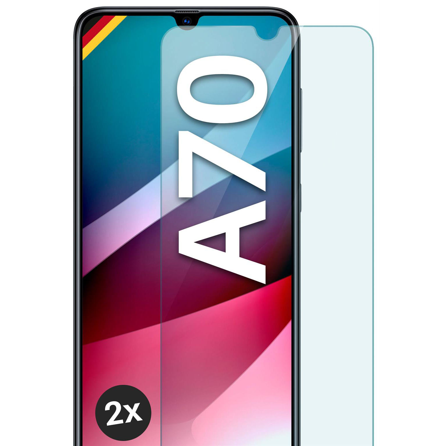 moex ShockProtect Samsung Galaxy A70 Panzerglas Klar – Weiteres Produktbild 1 moex ShockProtect Samsung Galaxy A70 Panzerglas Klar – Weiteres Produktbild 1