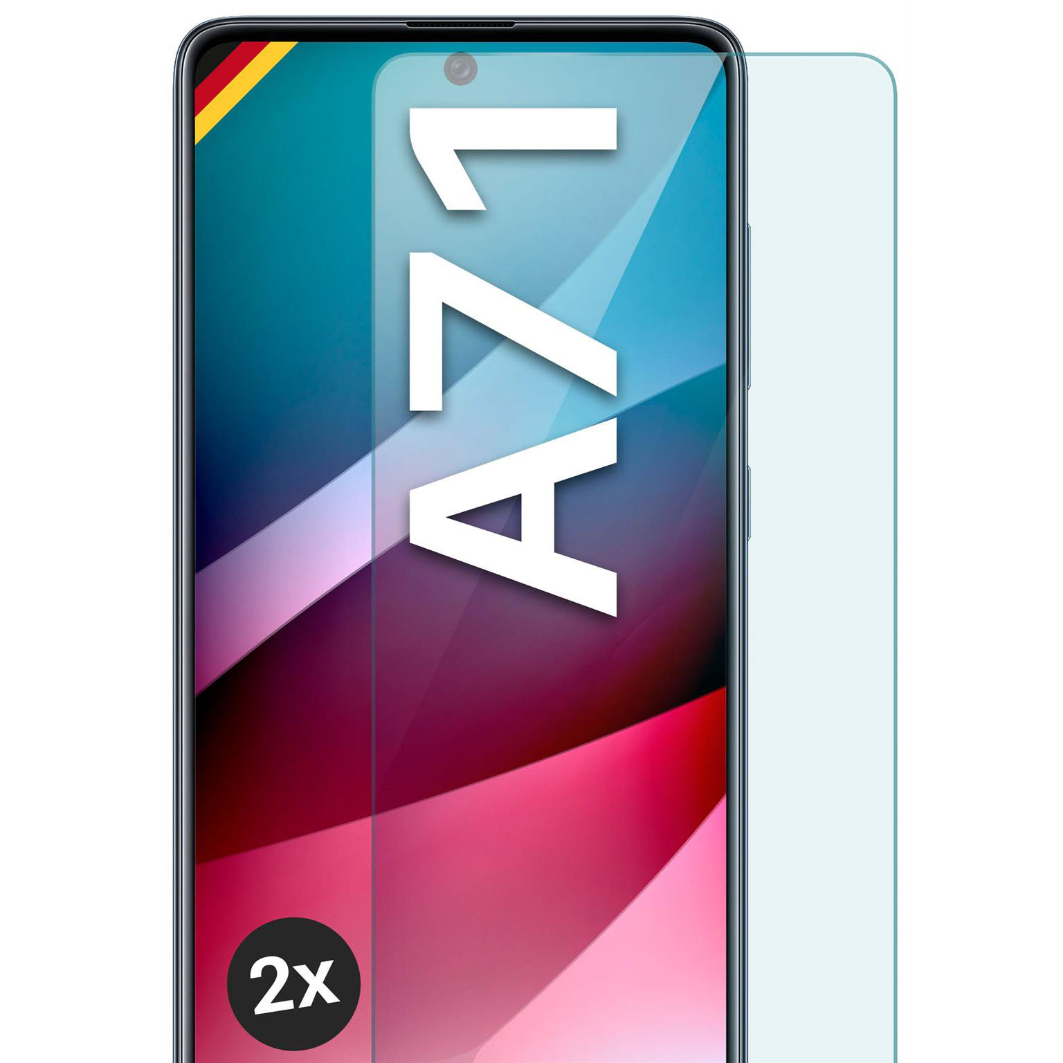 moex ShockProtect Samsung Galaxy A71 Panzerglas Klar – Weiteres Produktbild 1 moex ShockProtect Samsung Galaxy A71 Panzerglas Klar – Weiteres Produktbild 1