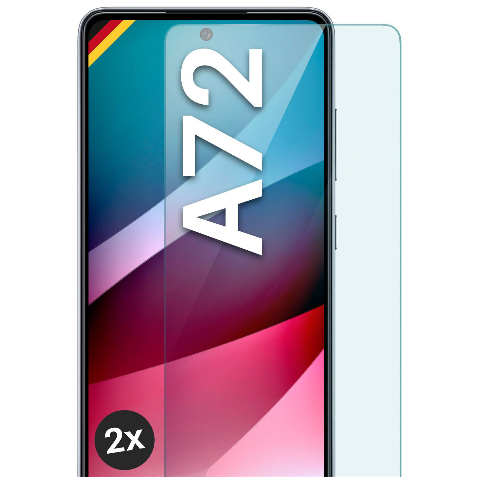 moex ShockProtect Samsung Galaxy A72 Panzerglas Klar – Weiteres Produktbild 1 moex ShockProtect Samsung Galaxy A72 Panzerglas Klar – Weiteres Produktbild 1