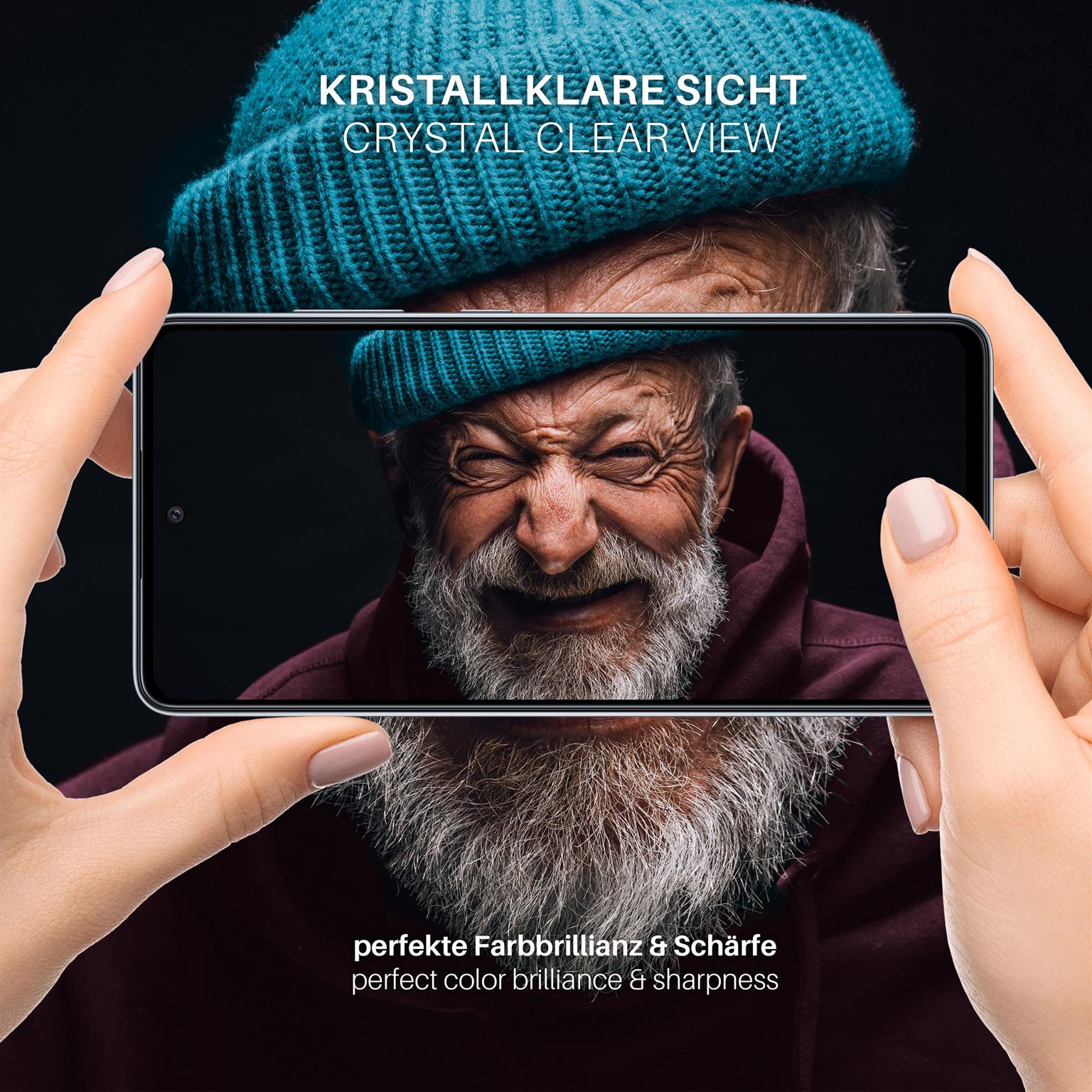 moex ShockProtect Samsung Galaxy A72 5G Panzerglas Klar – Weiteres Produktbild 5