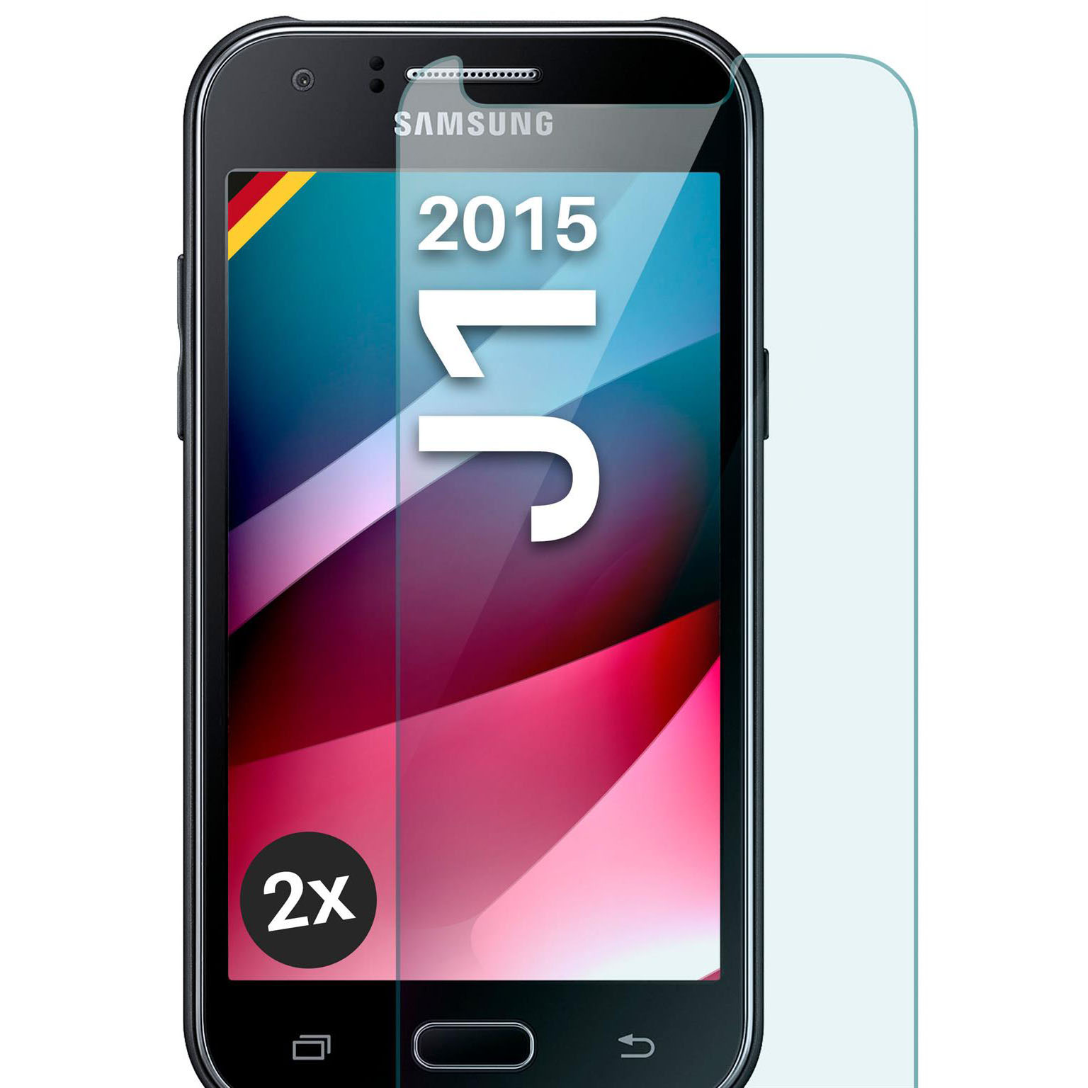moex ShockProtect Samsung Galaxy J1 (2015) Panzerglas Klar – undefined