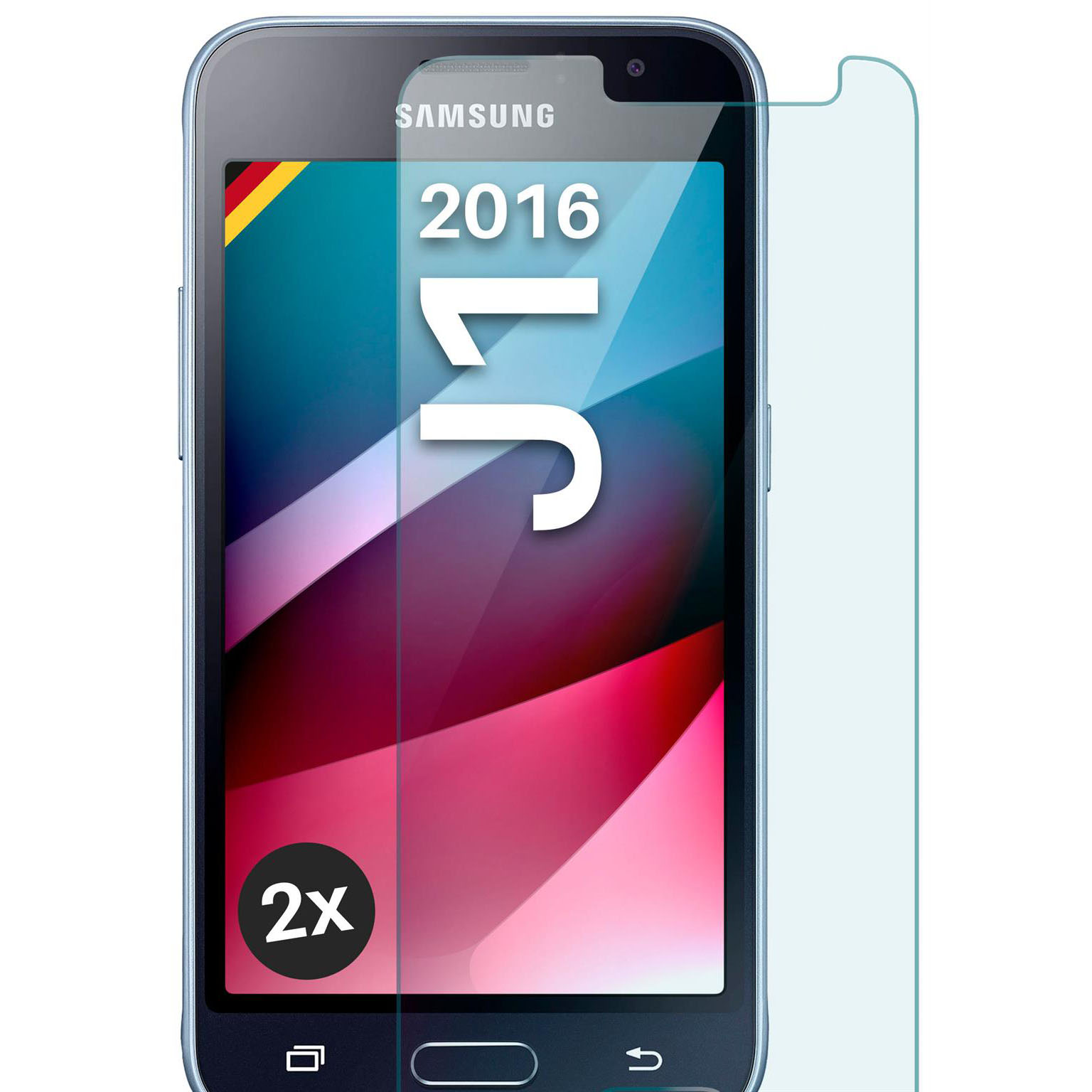 moex ShockProtect Samsung Galaxy J1 (2016) Panzerglas Klar – Weiteres Produktbild 1 moex ShockProtect Samsung Galaxy J1 (2016) Panzerglas Klar – Weiteres Produktbild 1
