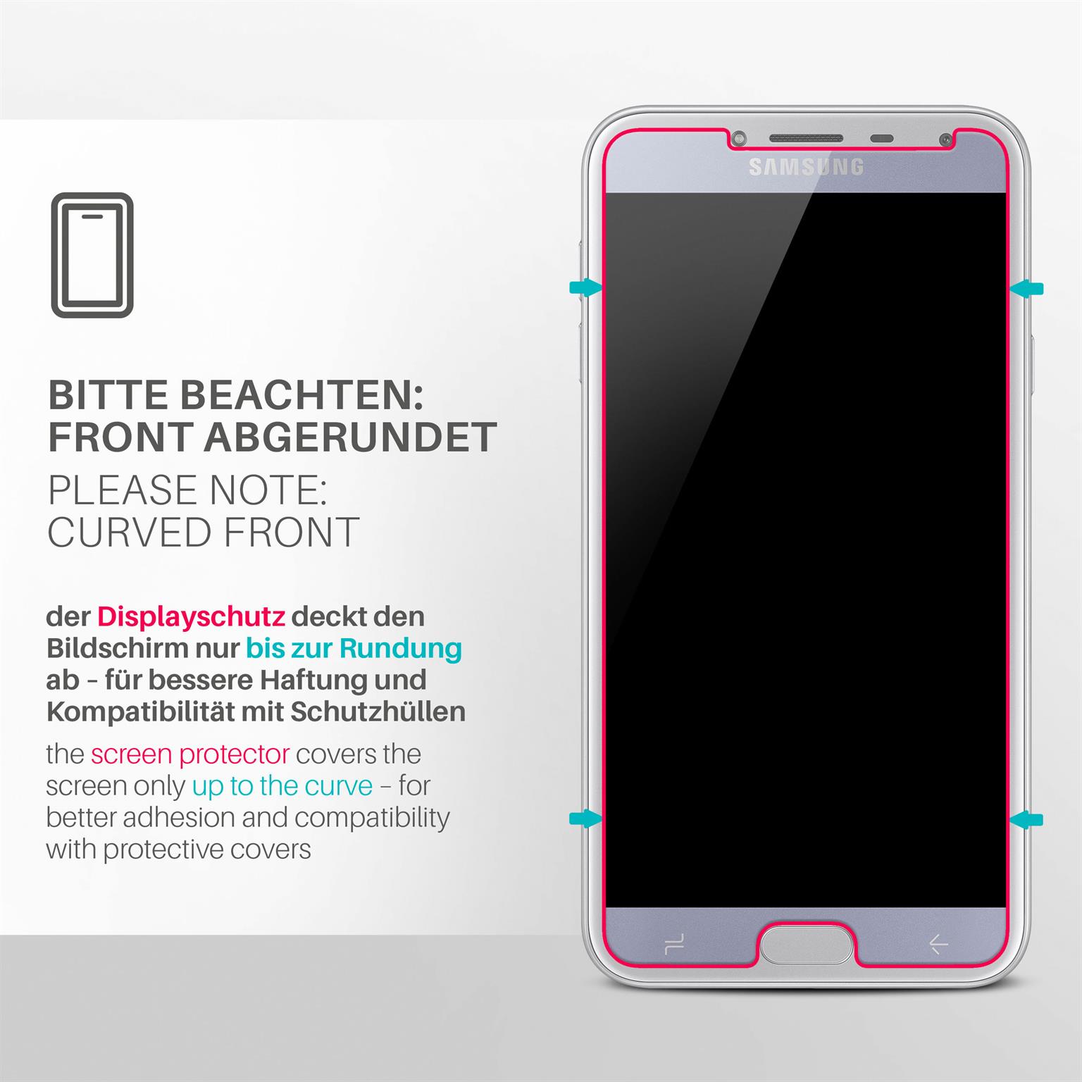 moex ShockProtect Samsung Galaxy J4 (2018) Panzerglas Klar – Weiteres Produktbild 3 moex ShockProtect Samsung Galaxy J4 (2018) Panzerglas Klar – Weiteres Produktbild 3