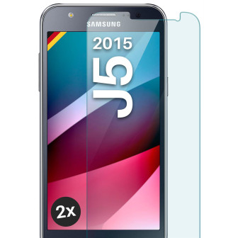 moex ShockProtect Samsung Galaxy J5 (2015) Panzerglas Klar – 2er Set