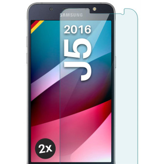 moex ShockProtect Samsung Galaxy J5 (2016) Panzerglas Klar – 2er Set
