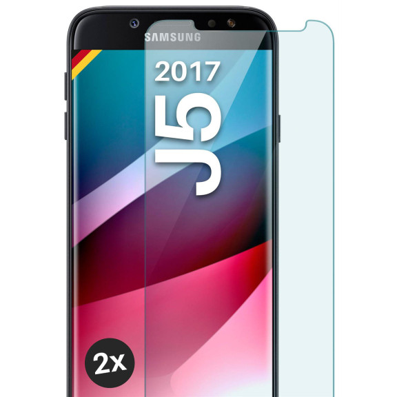 moex ShockProtect Samsung Galaxy J5 (2017) Panzerglas Klar – Weiteres Produktbild 1