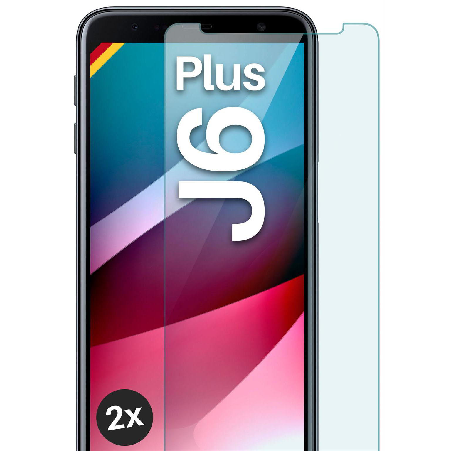 moex ShockProtect Samsung Galaxy J6 Plus Panzerglas Klar – Weiteres Produktbild 1 moex ShockProtect Samsung Galaxy J6 Plus Panzerglas Klar – Weiteres Produktbild 1