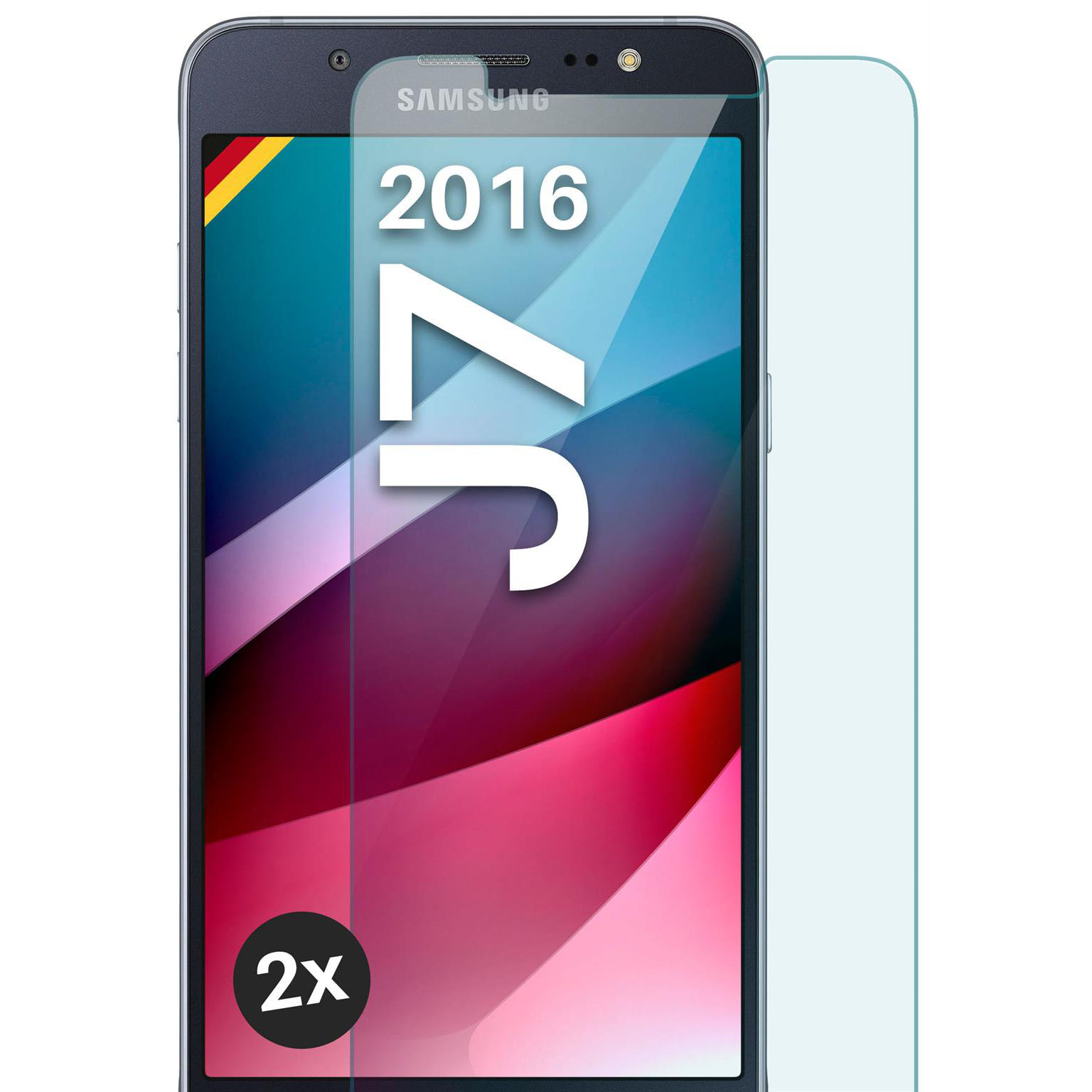 moex ShockProtect Samsung Galaxy J7 (2016) Panzerglas Klar – Weiteres Produktbild 1 moex ShockProtect Samsung Galaxy J7 (2016) Panzerglas Klar – Weiteres Produktbild 1