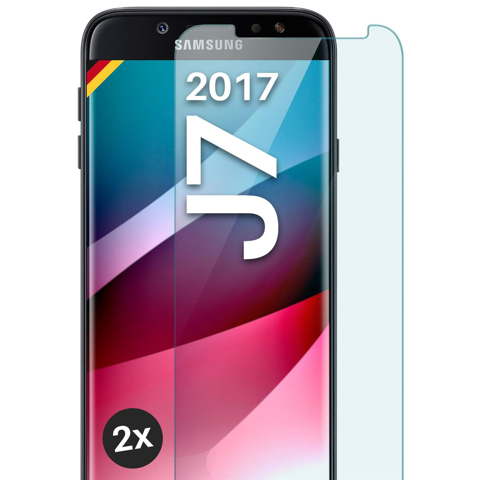moex ShockProtect Samsung Galaxy J7 (2017) Panzerglas Klar – undefined