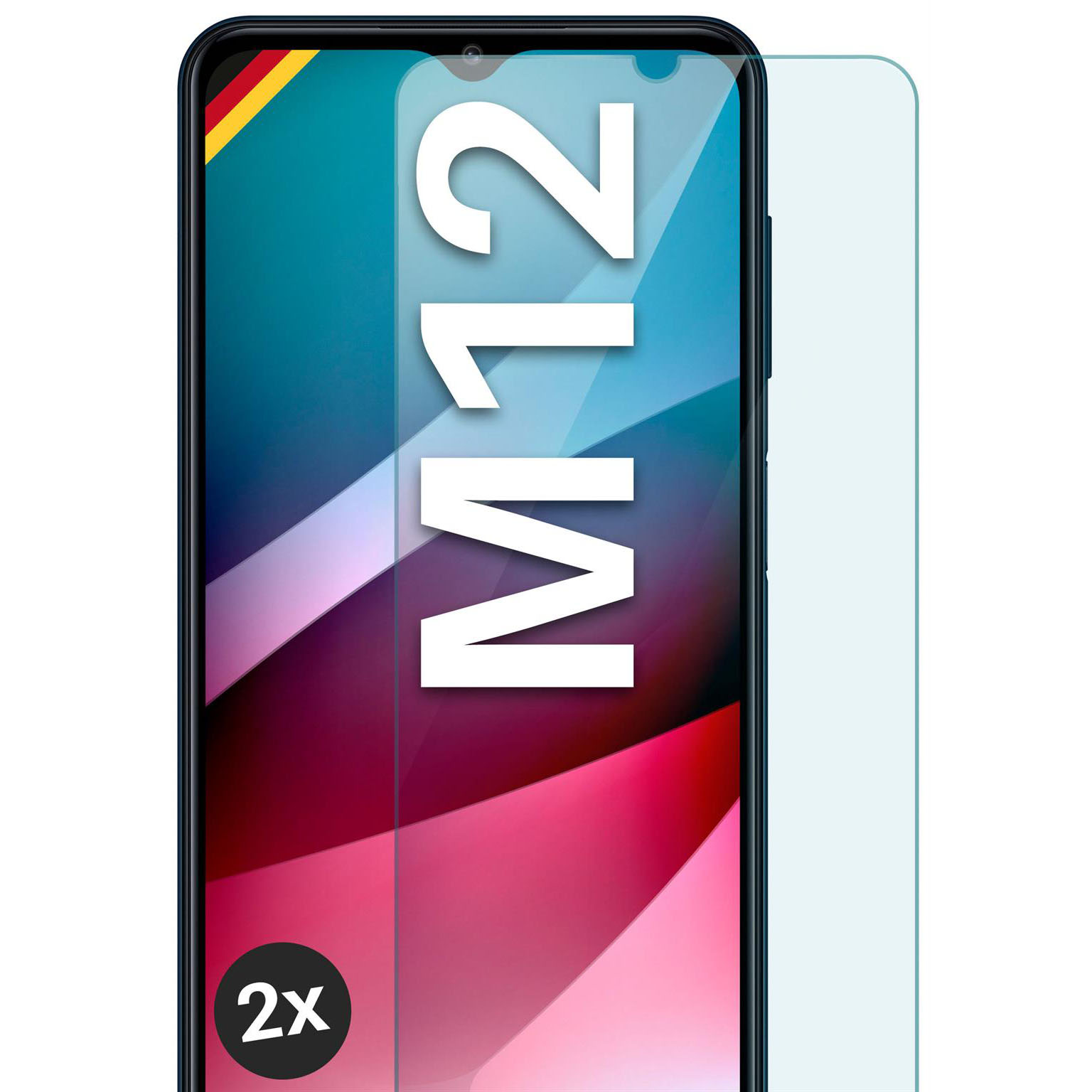 moex ShockProtect Samsung Galaxy M12 Panzerglas Klar – Weiteres Produktbild 1 moex ShockProtect Samsung Galaxy M12 Panzerglas Klar – Weiteres Produktbild 1