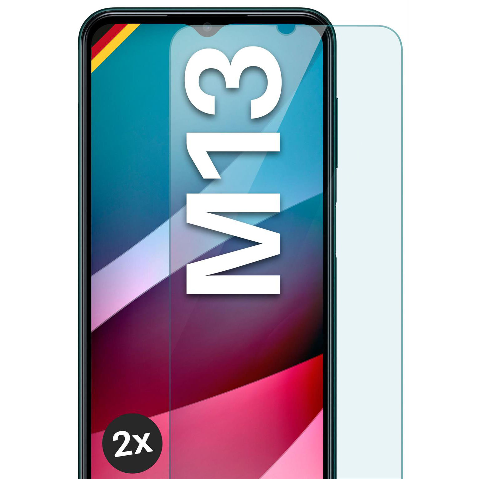 moex ShockProtect Samsung Galaxy M13 Panzerglas Klar – Weiteres Produktbild 1 moex ShockProtect Samsung Galaxy M13 Panzerglas Klar – Weiteres Produktbild 1