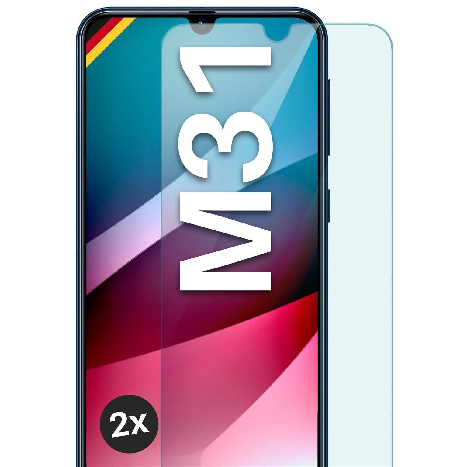 moex ShockProtect Samsung Galaxy M31 Panzerglas Klar – Weiteres Produktbild 1 moex ShockProtect Samsung Galaxy M31 Panzerglas Klar – Weiteres Produktbild 1