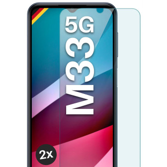 moex ShockProtect Samsung Galaxy M33 5G Panzerglas Klar – 2er Set