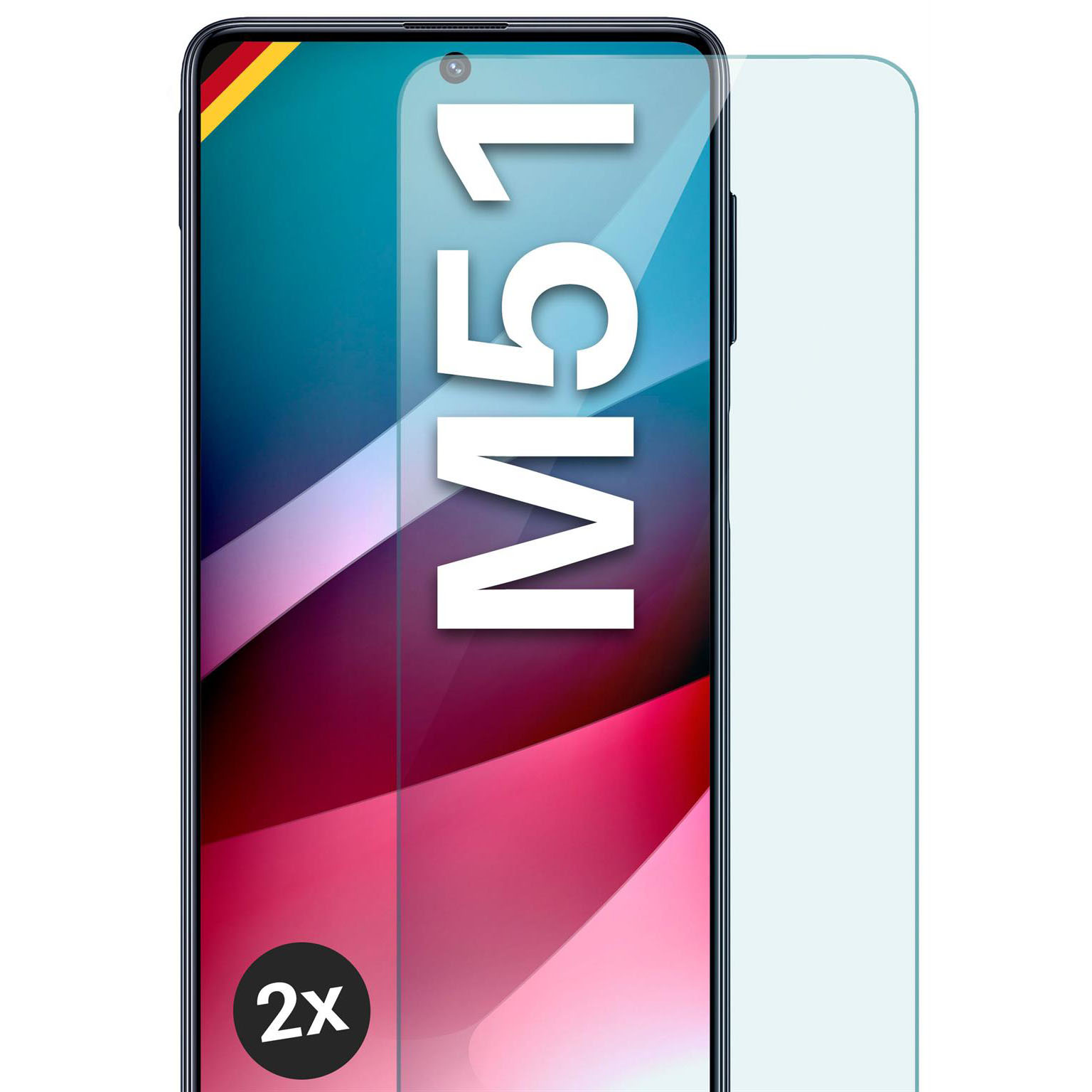 moex ShockProtect Samsung Galaxy M51 Panzerglas Klar – Weiteres Produktbild 1 moex ShockProtect Samsung Galaxy M51 Panzerglas Klar – Weiteres Produktbild 1