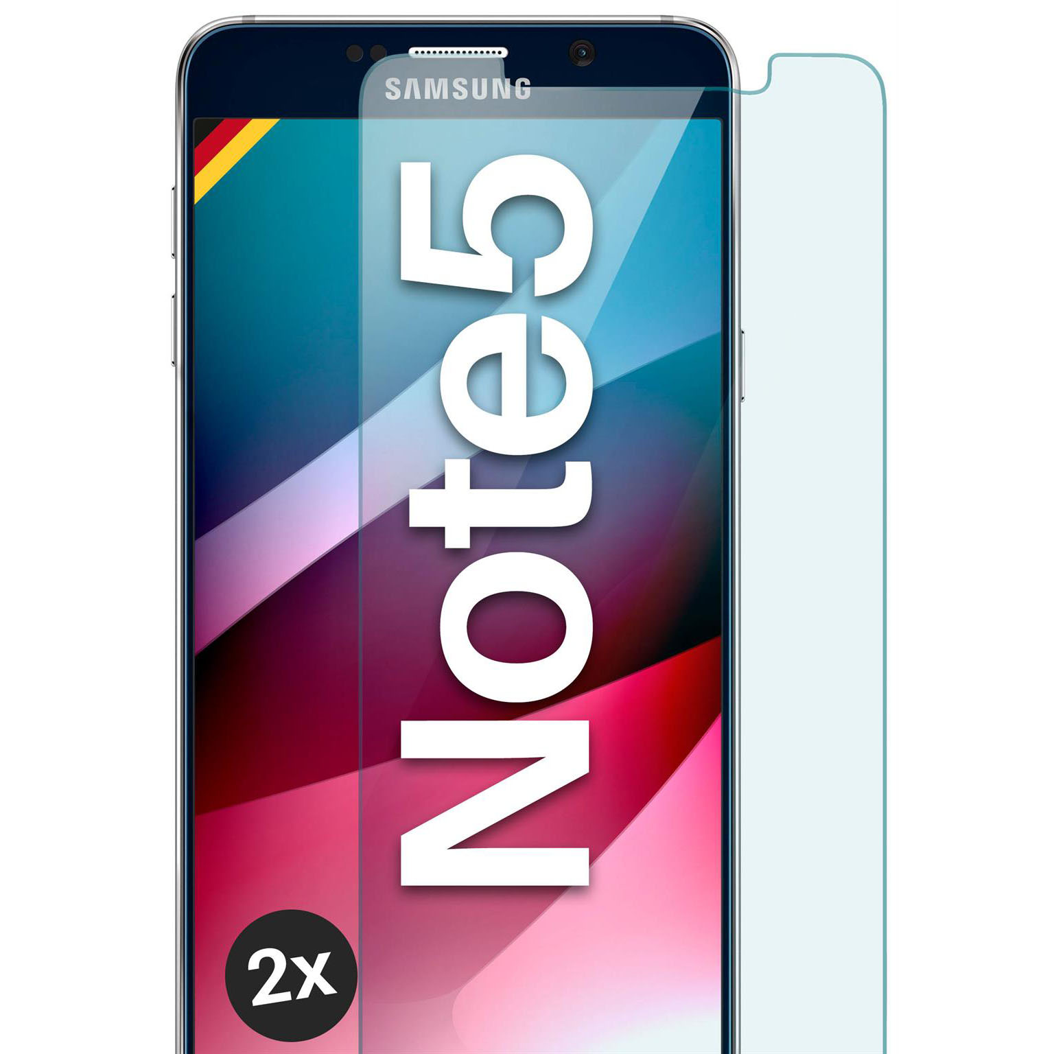 moex ShockProtect Samsung Galaxy Note 5 Panzerglas Klar – Weiteres Produktbild 1 moex ShockProtect Samsung Galaxy Note 5 Panzerglas Klar – Weiteres Produktbild 1