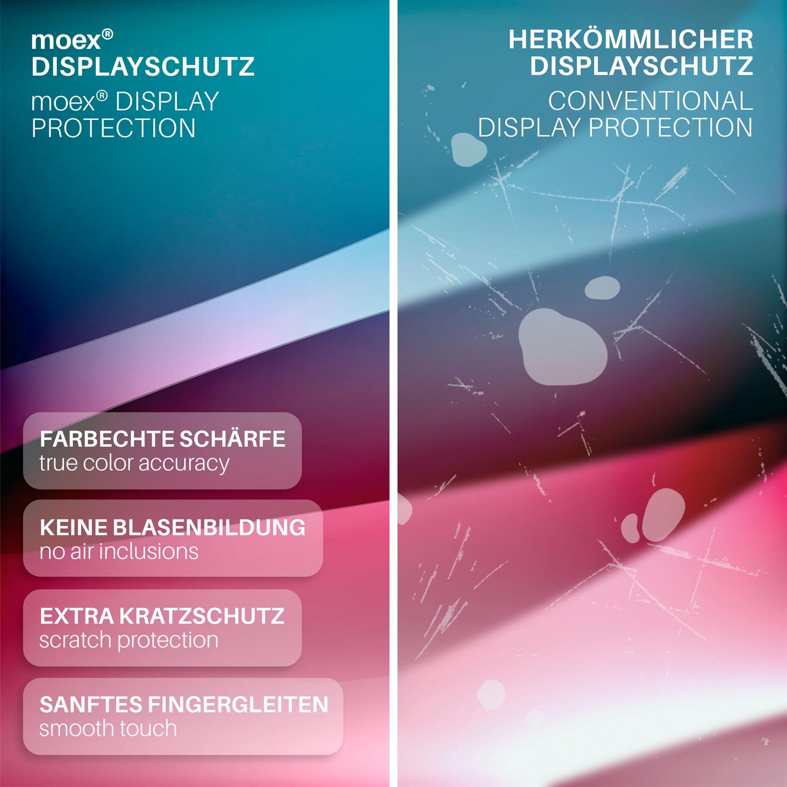 moex ShockProtect Samsung Galaxy Note 5 Panzerglas Klar – Weiteres Produktbild 3